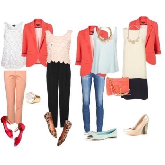 Cotton Coral Zara Blazer - Picture 7 of 7